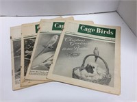 5 Vols Cage Birds and Bird Fancy from the 1950s