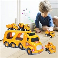 KOODER Construction Truck Toys Vehicles Set,Transp