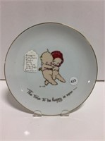 Kewpie Collectors Plate 1973 The Time to be Happy