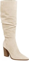Size:(8) PiePieBuy Womens Faux Suede Knee High Boo