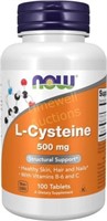 L-Cysteine 500mg  VitB-6 & C  100 Tabs  Pack 1