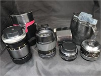 LOT OF MISC CAMERA, LENS & ACCESSORIES