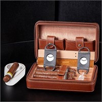 Missyou Cigar Travel Humidor Kit, The Leather Ciga