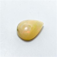 Appraised 2.8 Carat Pear Opal Cabochon