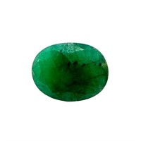 Certified 7 Carat Zambian Emerald Gemstone