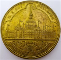 1893 Columbian Expo US Treasury Dept Medallion