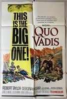 1964 Quo Vadis Original One-Sheet Movie Poster