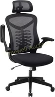 Office Chair  Flip-up Armrest  360  Black
