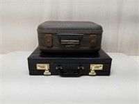 Vintage Capital Travel Suitcase + Briefcase