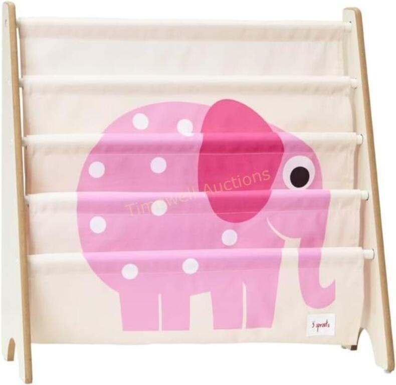 3 Sprouts Kids Book Rack - Elephant