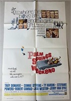 1963 Palm Springs Weekend One-Sheet Poster