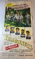 1955 Yellowneck Original Three-Sheet Movie Poster
