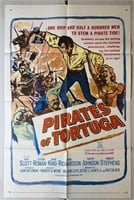 1961 Pirates Of Tortuga One-Sheet Poster