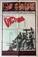 1963 The Victors Original One Sheet Movie Poster
