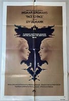 1975 Face To Face Original One-Sheet Poster