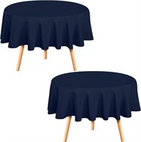 Utopia Kitchen Round Table Cloth 2 Pack [90 Inches