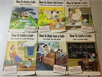6pc 1951 Walt Disney How To Catch A Cold Posters