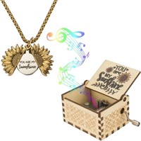 2 Packs - You are My Sunshine Music Boxes with Sun