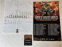 Dance Gavin Dance Afterburner Tour Poster & Pass