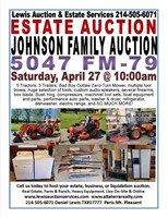 JOHNSON FAMILY AUCTION