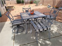 5 PC TABLE & CHAIR PATIO SET