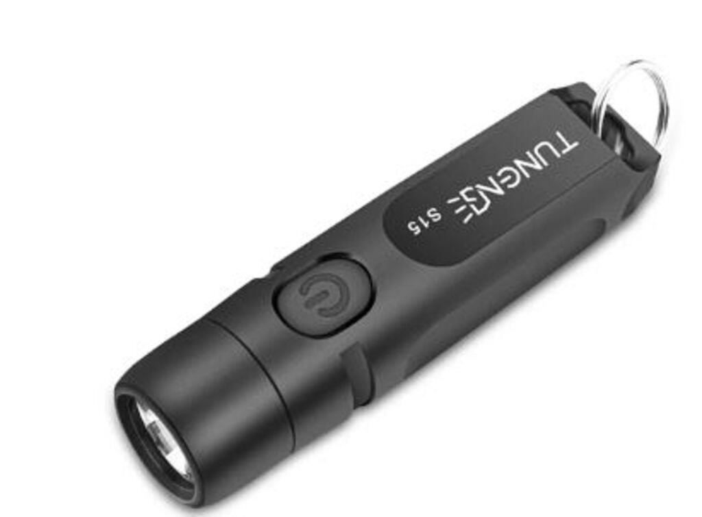 TUNENGE Mini Porable LED Keychain Flashlight USB R