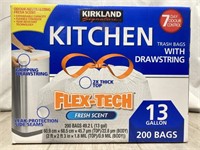 Signature Kitchen Trash Bags with Drawstring