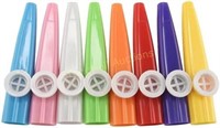 24 Pieces Popidome Plastic Kazoos in 8 Colors