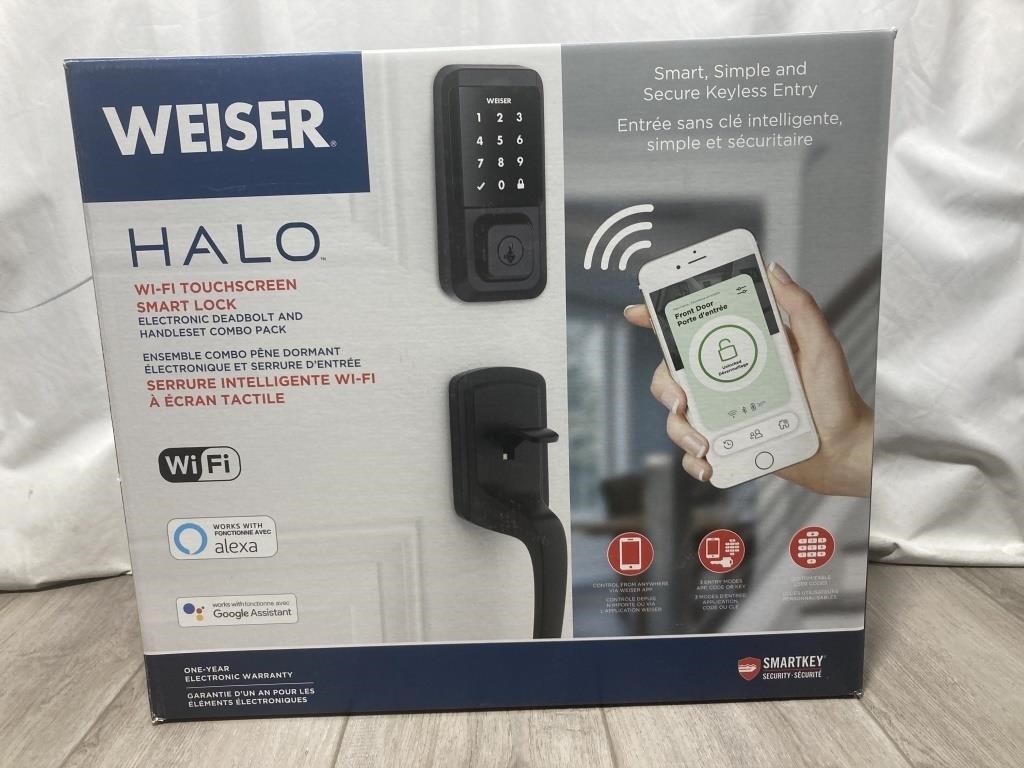 Weiser Halo Wifi Touchscreen Smart Lock (Open