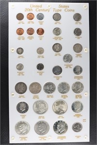 US COIN COLLECTION IN CASE - MANY SILVER COINS