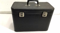 Black Vintage Record Case K7E