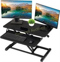 32 TechOrbits Standing Desk Converter  Black