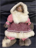 VTG Handmade Inuit Doll