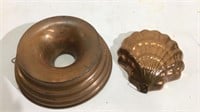 Two Vintage Copper Molds K8C