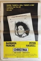 1974 Christina Original One-Sheet Movie Poster