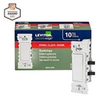 Leviton Decora Edge 15 Amp Single Pole Switch,