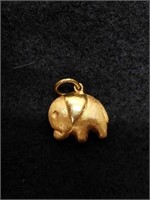 14kt Gold Elephant Charm/Pendant