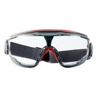Scotchgard Gray/red Anti-fog Goggles With Clear