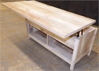 Elevating Top Coffee Table with Storage