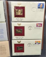 22K Gold Stamp Covers Proof Replicas 72 in Binder