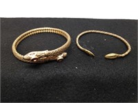 2 Snake Bracelets