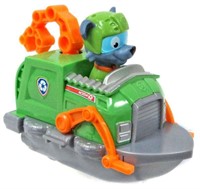 5 x Paw Patrol Racer Rocky in Recycle Boat Figure