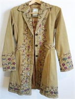F - PAPARAZZI EMBROIDERED COAT (A10)