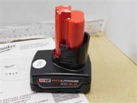 MILWAUKEE M12 LI-ION BATTERY CHARGER UNTESTED