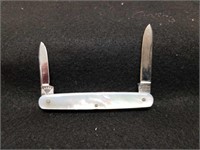 Antique Harrison Bros Mother of Pearl Knife
