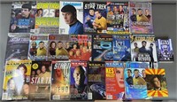 22pc Star Trek Magazines+ w/ TV Guide