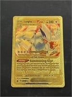 Lugia Gold Foil Pokémon Card