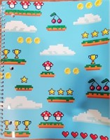 Lena+liam 80 Sheet Gaming Themed Notebook