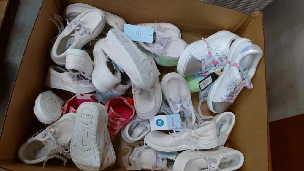 Miscellaneous Box Of Kid Shoes