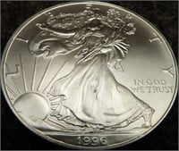 1996 American Eagle Silver Dollar - Coin